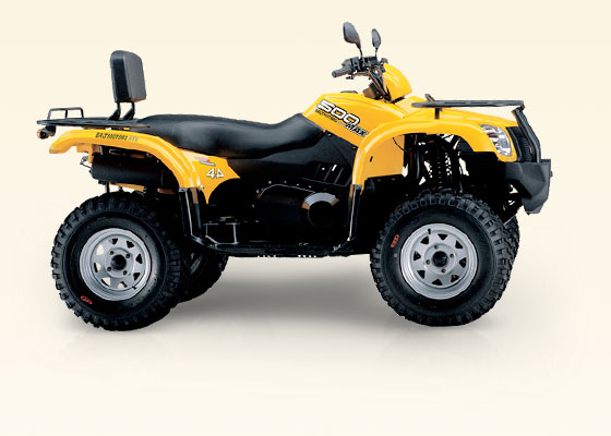 ATV 500 MAX- четырехтактный квадроцикл, жидкостное охлаждение, вариатор, 2WD/4WD, двухместный ATV 500 MAX- четырехтактный квадроцикл, жидкостное охлаждение, вариатор, 2WD/4WD, двухместный