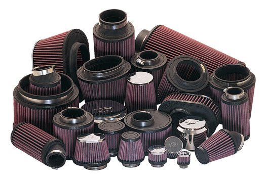 2. Россыпь воздушных фильтров от K&N