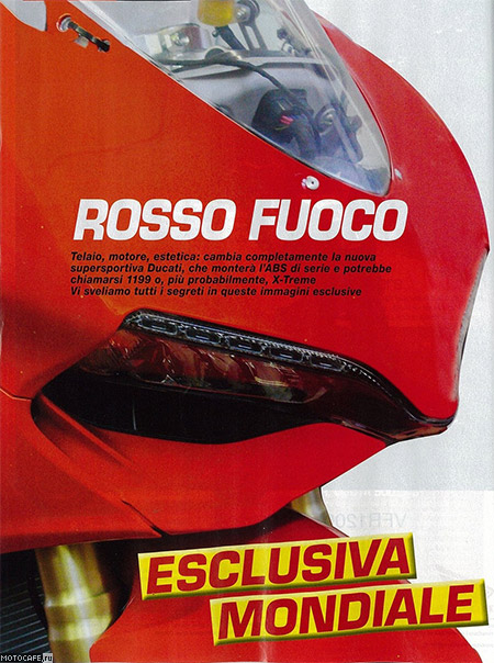 Первые фотографии Ducati Superbike 1199