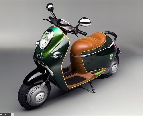 Классика, доведенная до футуристической психоделики. Smart eScooter и Mini E официально