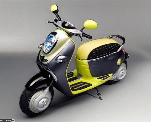 Классика, доведенная до футуристической психоделики. Smart eScooter и Mini E официально