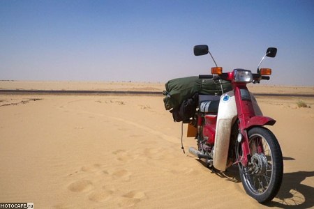 В Сахару на Honda C90