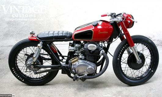 1969 Honda CB350 в кастоме Speedster от Vintage Customs