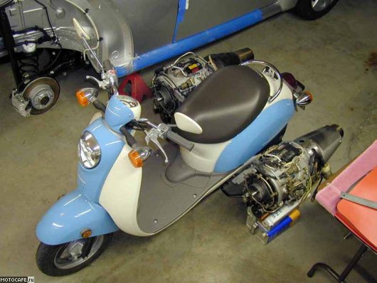 Honda Metropolitan c JET-двигателями